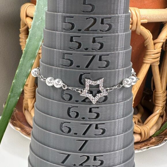 Swarovski Stella Star Bracelet | White Pearl & Crystal | Rhodium Plated | NWT - Picture 8 of 13